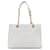 White Chanel Caviar Grand Shopping Tote Leather  ref.1410373