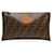 Embreagem Fendi Zucca Marrom Lona  ref.1410416