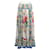 White & Multicolor Dolce & Gabbana Majolica Print Maxi Skirt Size IT 40 Synthetic  ref.1410462