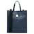 Borsa in pelle con logo MCM blu  ref.1410498