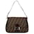 Brown Fendi Zucca Canvas Mamma Forever Shoulder Bag Leather  ref.1410508