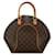 Bolso de mano Louis Vuitton Monogram Ellipse MM marrón Castaño Cuero  ref.1410529