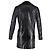Cappotto Maje con petto foderato in pelle Nera Nero - vista 3