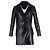 Cappotto Maje con petto foderato in pelle Nera Nero - vista 4