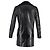 Cappotto Maje con petto foderato in pelle Nera Nero - vista 6
