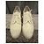 Derbies Stuart Weitzman Starstudded Crème Raphia et Cuir - vue 6
