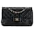 Chanel Timeless Negro Cuero  ref.1411105