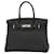 Hermès HERMES BIRKIN 30 Black Leather  ref.1411142