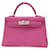 Hermès Kelly Pink Leather  ref.1411193