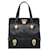 Bolso de mano vintage de piel de caviar Versace Sunburst en muy buen estado Negro Cuero  ref.1411349