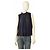 Pennyblack Ärmellose Bluse Blau Plissee Größe M