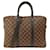 Louis Vuitton Porte Documents Voyage Marrone Tela  ref.1411555