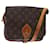 LOUIS VUITTON Monogram Cartouchiere MM Shoulder Bag M51253 LV Auth 76044 Cloth  ref.1411600