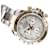 ROLEX Daytona SS x18KYG combination white Shell Dial 8P Diamond 116503NG Mens Silvery Steel  ref.1411639