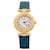 Cartier “Colisée” watch, Yellow gold, diamants, cuir. Diamond  ref.1411741