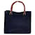 Gucci Borsa tote Princess Diana in bambù vintage in pelle nera Nero  ref.1411905