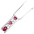 & Other Stories K18WG White Gold Ruby 0.72ct Diamond 0.08ct Necklace in Great Condition Metal  ref.1411909