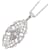 & Other Stories Colar de ouro branco K18WG com ametista de 0,23 ct e diamante de 0,11 ct em ótimo estado Metal  ref.1411930