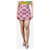 Autre Marque Pink geometric pattern mini skirt - size S Polyester  ref.1412051