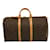 Louis Vuitton Keepall 50 Marrone Tela  ref.1412367