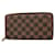 Louis Vuitton Zippy Marrone Tela  ref.1412382