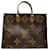 Louis Vuitton Onthego GM Brown Cloth  ref.1412388