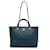 Chanel Blue CC Chevron Calfskin Statement Shopping Tote Dark blue Leather Pony-style calfskin  ref.1412435