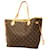 Louis Vuitton Neverfull MM Marrone Tela  ref.1412623