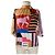 Autre Marque Blusa Eva Stine Goya de viscosa Multicolor