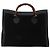 Bamboo GUCCI Borsa tote in bambù Pelle scamosciata Nera 002 1186 0259 auth 75677 Nero - vista 2
