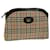 Autre Marque Burberrys Nova Check Pouch Canvas Beige Auth 76701 Cloth  ref.1412903