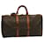 Louis Vuitton Monogram Keepall 50 Borsa Boston M41426 LV Aut 75299 Monogramma Tela  ref.1412939