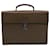 PRADA Borsa Business Pelle Marrone Auth ep4278  ref.1412946