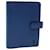 LOUIS VUITTON Epi Agenda MM Funda para planificador de día Azul R20055 LV Auth 76207 Cuero  ref.1412978