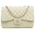 Borsa a tracolla singola con patta classica Jumbo Chanel verde Pelle  ref.1413042