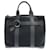 Black Hermès Toile and Negonda Ceinture PM Tote Bag Leather  ref.1413089