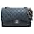 Blue Chanel Jumbo Classic Caviar lined Flap Shoulder Bag Leather  ref.1413106