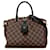 Marrom Louis Vuitton Damier Ebene Odeon Tote PM Satchel Couro  ref.1413131