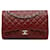 Red Chanel Jumbo Classic Caviar Double Flap Shoulder Bag Leather  ref.1413183