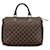 Brauner Louis Vuitton Damier Ebene Speedy 30 Boston-Tasche Leder  ref.1413219