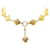 Gold Chanel Gold Plated Charm Necklace Golden Gold-plated  ref.1413237