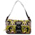 Brown Fendi Embroidered Beaded Baguette Shoulder Bag Leather  ref.1413309