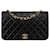 Chanel gestepptes Lammleder 24K Gold Single Flap Bag Schwarz  ref.1413354