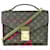 Louis Vuitton Canvas Monogram Monceau Handbag Brown Cloth  ref.1413369