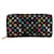 Portefeuille Zippy multicolore Murakami de Louis Vuitton Noir  ref.1413372