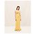 Jacquemus La Robe Artichaut Gerafftes Maxikleid Gelb - Ansicht 3