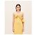 Jacquemus La Robe Artichaut Gerafftes Maxikleid Gelb - Ansicht 6