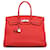 Hermès Rouge Togo Birkin Retourne 35 Cuir Veau façon poulain  ref.1413433