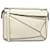 LOEWE Mini cartella puzzle bianca Bianco Crudo Pelle Vitello simile a un vitello  ref.1413476