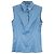 Hugo Boss Blusa sin mangas Boss de algodón azul Azul claro